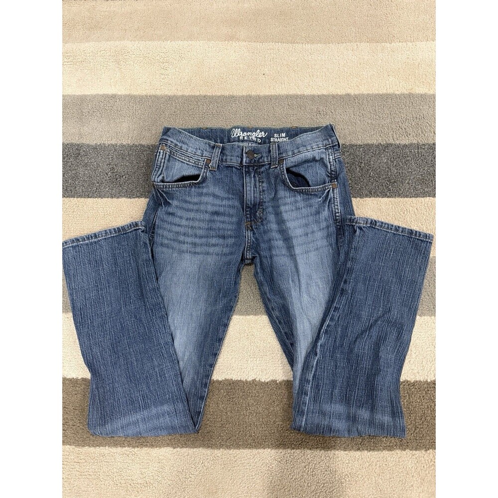 Men’s Wrangler Retro Jeans Size 30 X 32 Slim Straight